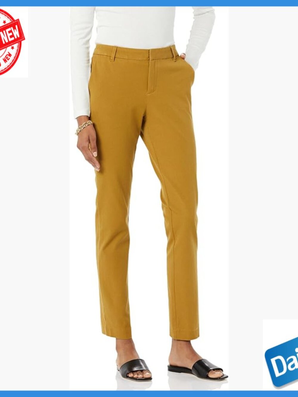 Women's Bi-Stretch Straight Leg Work Pants, Professional Tailored Fit